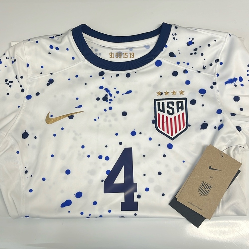 NWT 2023 Authentic USWNT Jersey — Girma #4 - Picture 1 of 2